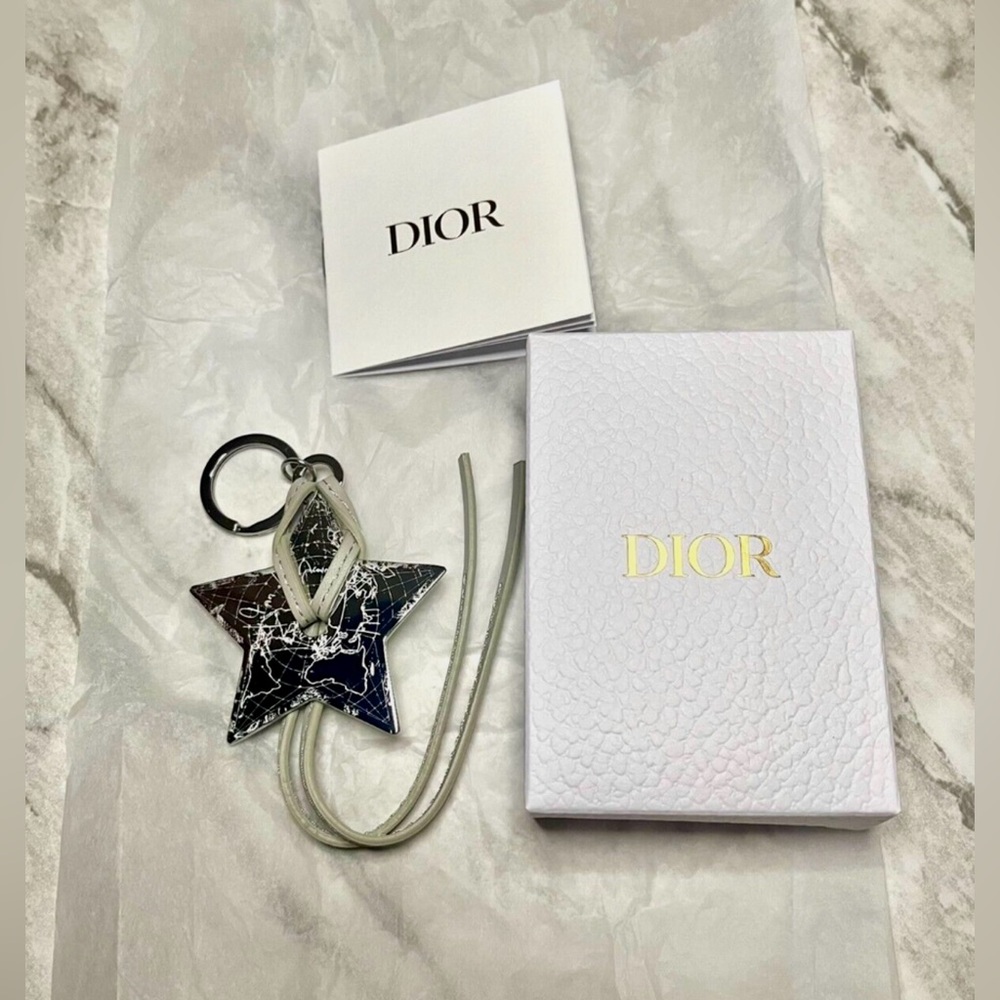 Dior Novelty “Around the World” Charm Key Chain NWB GWP